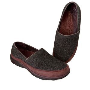 Chaco Sloan Slip On Womens Bakers Chocolate Wool Comfort Outdoor Loafers 6.5
